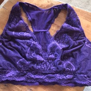 Sexy purple Bralette Torrid size one